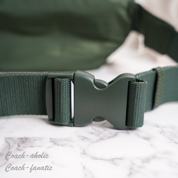 Tory Burch Nylon Belt Bag Fanny Pack 170436 in Basil Lightweight NWT - Picture 7 of 8